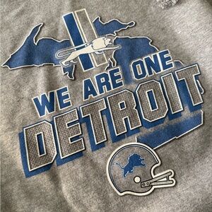47’ Gray and Blue Detroit Sweater